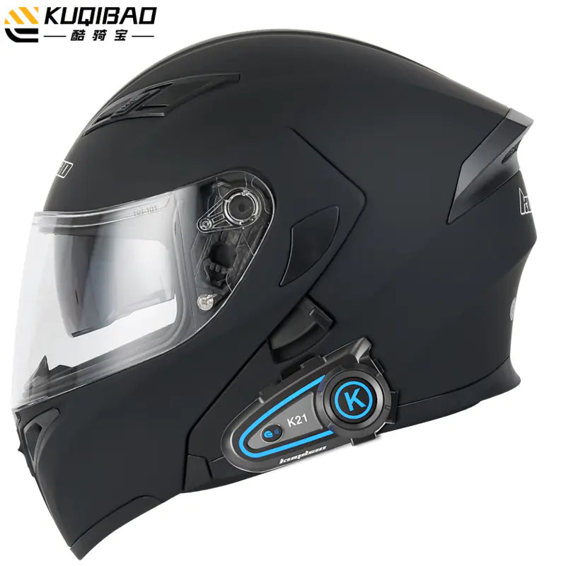Cool Ride Dual Lens Motorcycle Helmet with Bluetooth