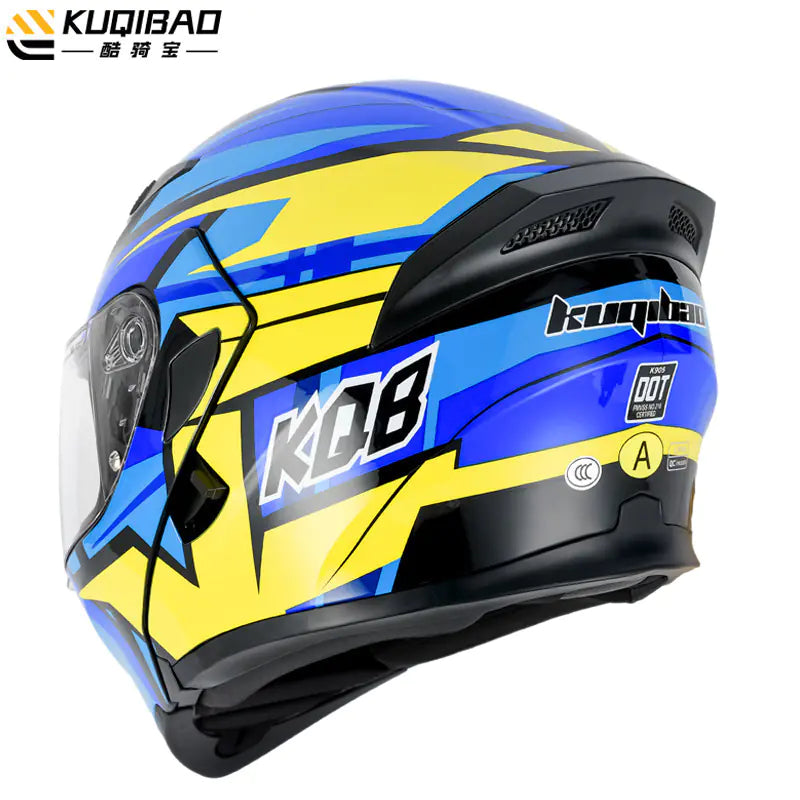 Cool Ride Dual Lens Motorcycle Helmet with Bluetooth